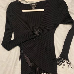 Radiology beaded fringe top.